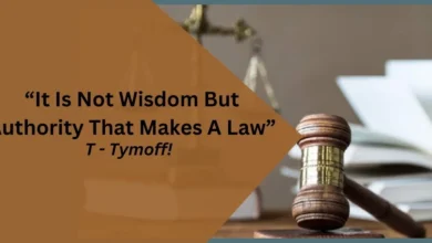 it is not wisdom but authority that makes a law. t - tymoff